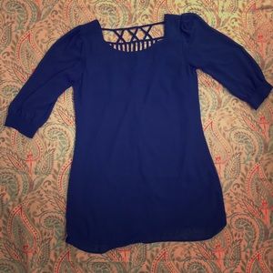 Blue semi formal dress